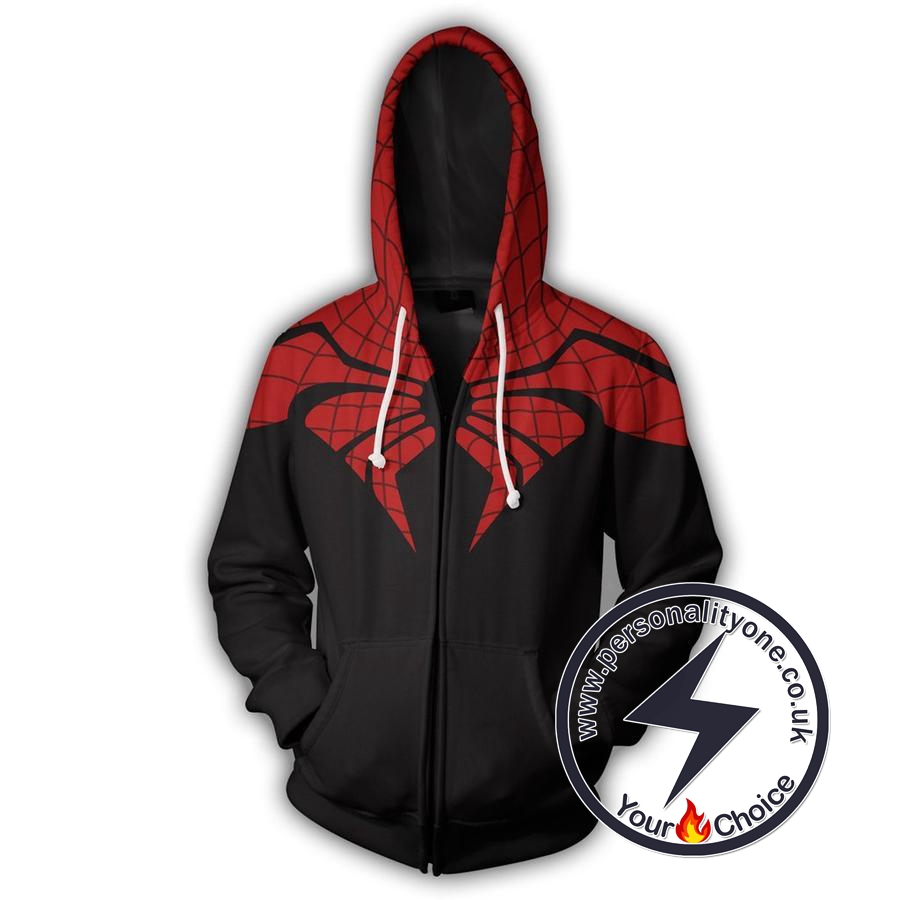 THE SUPERIOR SPIDER 3D Hoodies - ZIP UP - SPIDERMAN 3D